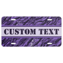 Placa de Licença Personalizada de Camuflagem em Ro