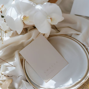 Placa de Local do Nome do Convidado Rosa-Blush Mod