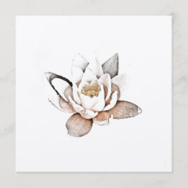 PLACA DE LOTUS BRANCO