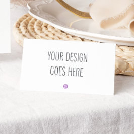 Placa de lugar com talento ou Etiquetas de buffet