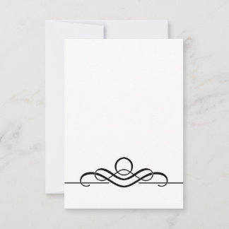 Placa de lugar simples de Vazio personalizável com