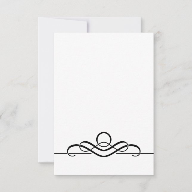 Placa de lugar simples de Vazio personalizável com (Frente)