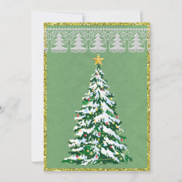 Placa de meia dobra verde e Dourada da árvore de N