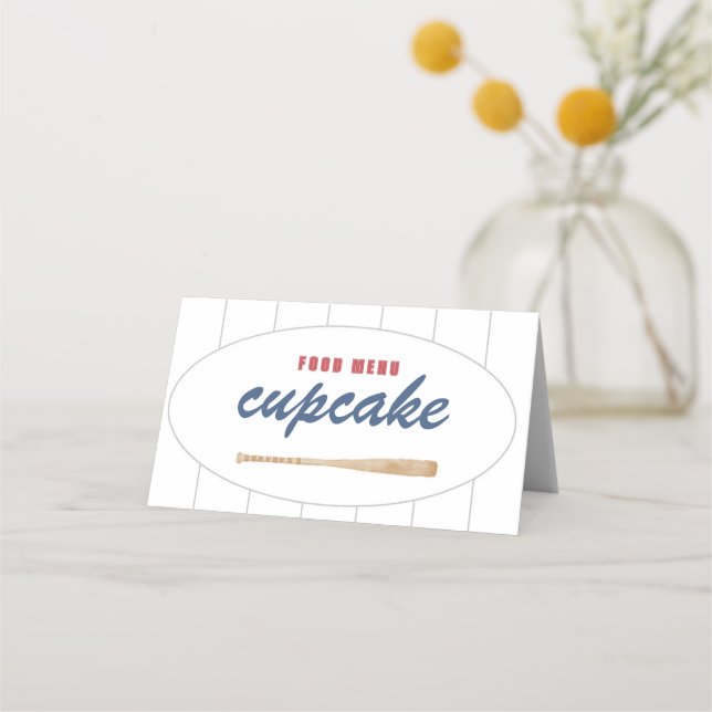 Placa de menu de torção de beisebol (Frente)