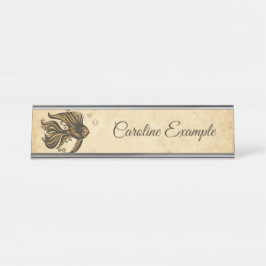 Placa De Mesa A maravilha mecânica do peixe-galo-do-oceano.