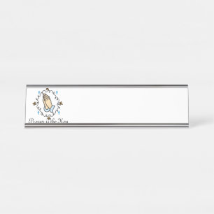 Placa De Mesa A Oração É A Chave