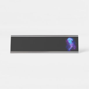 Placa De Mesa Água-viva brilhante a cores