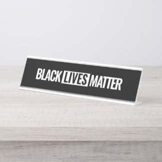 Placa De Mesa As vidas negras têm importância personalizada