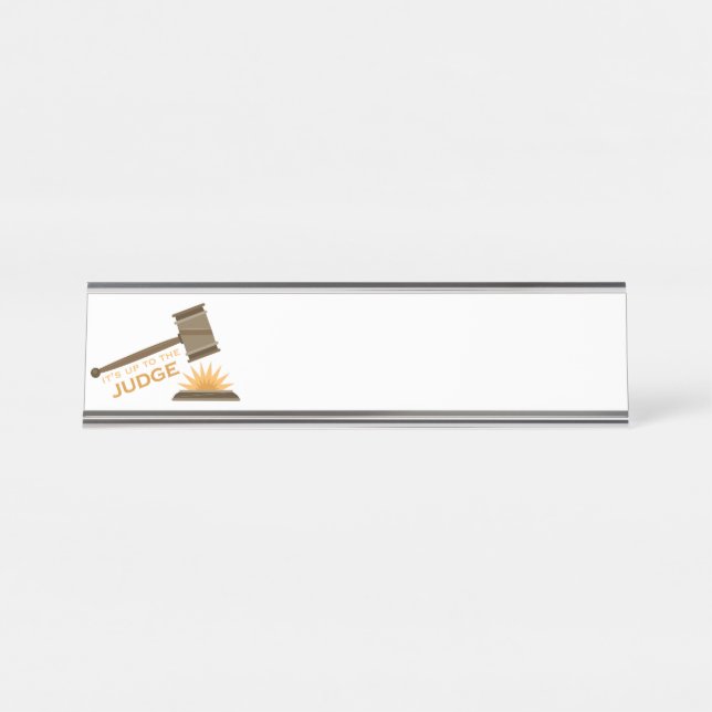 Placa De Mesa Até O Juiz (Frente)