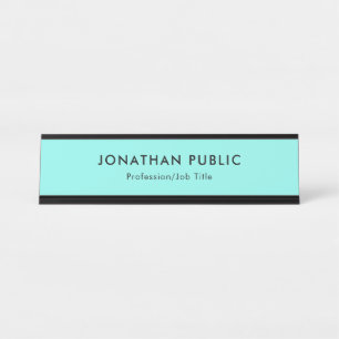 Placa De Mesa Azul-azul-clara-Modelo minimalista elegante modern