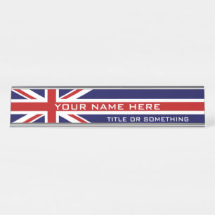 Placa De Mesa Bandeira do Reino Unido