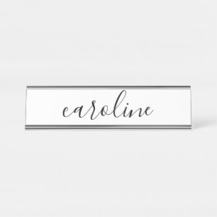 Placa De Mesa Belo nome da caligrafia