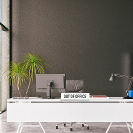 Placa De Mesa Branco fora do escritório