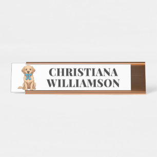 Placa De Mesa Cachorro Pi Day Personalizado Com Professor De Mat