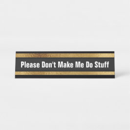 Placa De Mesa Casa engraçada da escola do humor do compartimento