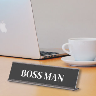 Placa De Mesa Chefe Dom Engraçado Plate Personalizar