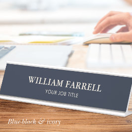 Placa De Mesa Classic Professional Tradicional Blue-Black Ivory
