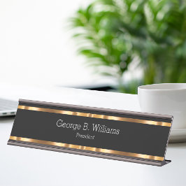 Placa De Mesa Classy Office Executive