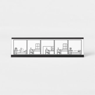 Placa De Mesa Comédia de Dia de Trabalho do Office