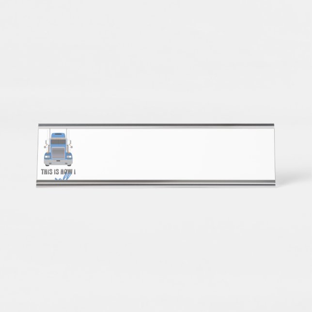 Placa De Mesa Como eu faço (Frente)