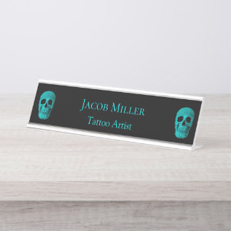 Placa De Mesa Compro de tatuagem Macabre Preto-Preto-Preto-Escur