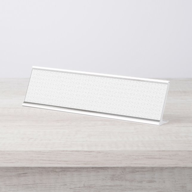 Placa De Mesa Conjunto de Pastas de Arquivo Branco de Luxo com M (Frente)