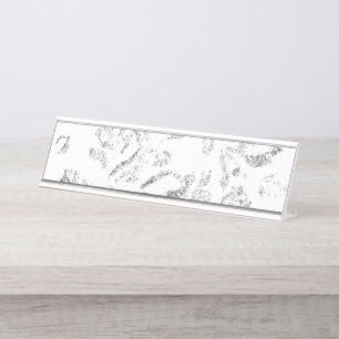 Placa De Mesa Conjunto de Pastas de Arquivos Botânicos Elegantes