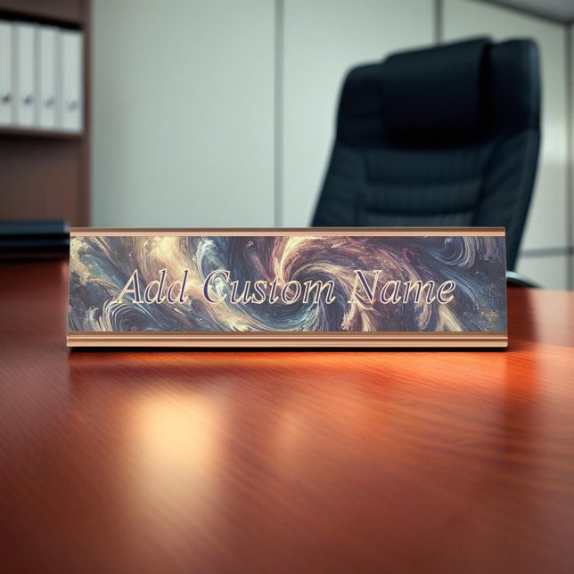 Placa De Mesa Consultor Arte Abstrata Moderna (Criador carregado)