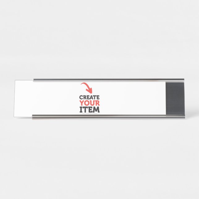 Placa De Mesa CRIE-O-SEU-PRÓPRIO upload de design personalizado  (Frente)