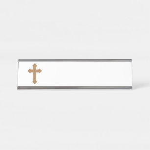 Placa De Mesa Cruz Religiosa