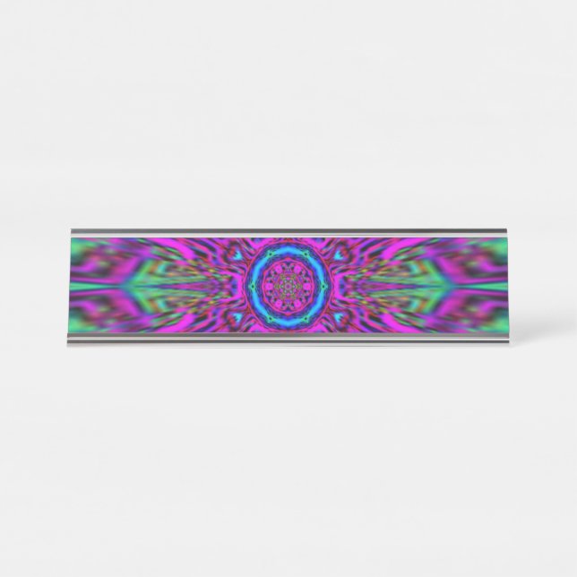 Placa De Mesa design de mandala (Frente)