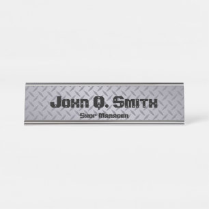 Placa De Mesa Diamondplate de Cinzas personalizadas do estilo in