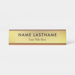 Placa De Mesa Escritório Executivo Personalizado com Mesa de Our