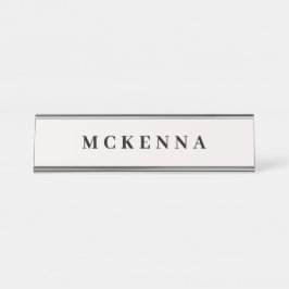 Placa De Mesa Escritório Residencial Empresarial Personalizado M
