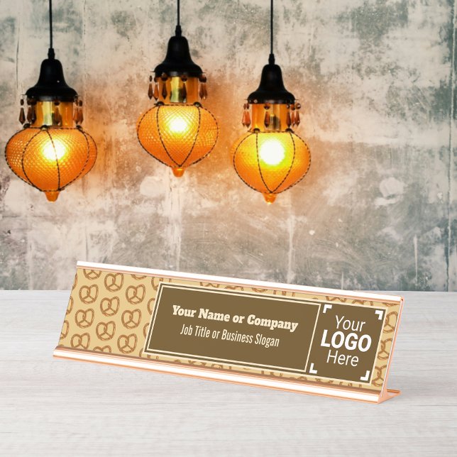 Placa De Mesa Espionagem de Pretzel inteligente - seu texto e lo (Criador carregado)