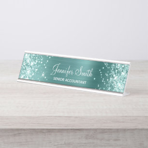 Placa De Mesa Espuma-do-mar Espuma verde-brilhante Faux Aqua Tet