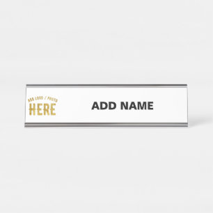 PLACA DE MESA ESTILO MODERNO PERSONALIZÁVEL BRANCO VERIFICADO MA