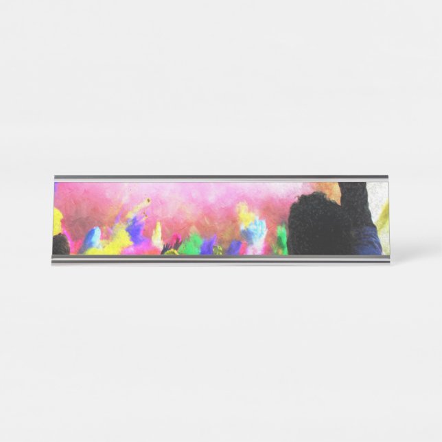 Placa De Mesa Falln Holi Colors (Frente)