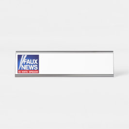 Placa De Mesa Faux News