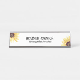 Placa De Mesa Floral Personalizado