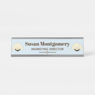 Placa De Mesa Flores de Deco de Arte Vintage Personalizado