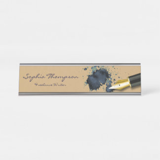 Placa De Mesa Fonte de preenchimento com Caneta de nome de mesa