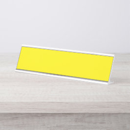 Placa De Mesa Formas de abstrato amarelo e laranja sobrepõem-se