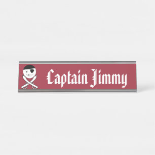 Placa De Mesa Friendly Jolly Roger