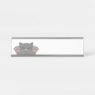 Placa De Mesa Gato dormindo