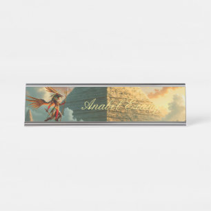 Placa De Mesa Guardião do Portão Celestial – Anúbis