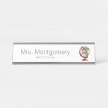 História do globo aquático ou professor de geograf