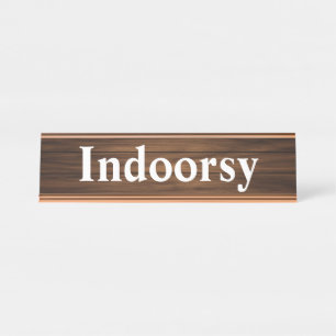 Placa De Mesa Indoorsy - Paneling de madeira da grão do design