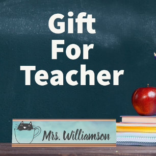 Placa De Mesa Kitten Profissional Educador do Professor