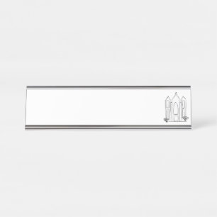 Placa De Mesa LDS Salt Lake City Temple simples mormon moderno